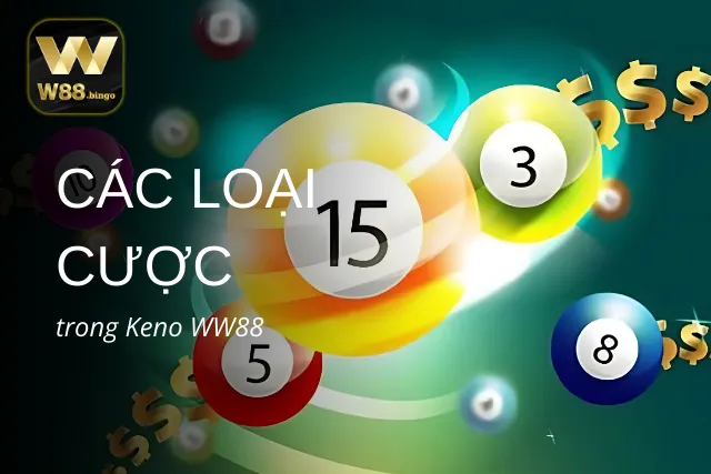Các loại cược vô cùng hấp dẫn khi chơi Keno WW88