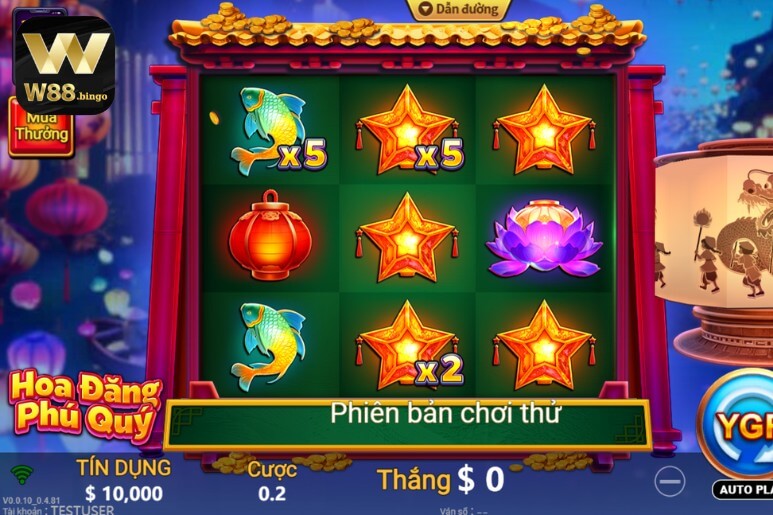 Giới thiệu về nổ hũ hoa đăng WW88